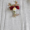 wild flower brooch