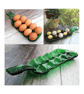 Handmade Fused Glass Multi Section Recycled Wine Bottle Dish - Slumped Bottle - Image 1