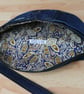 Denim crossbody sling bag upcycled denim jeans crossbody bag - Image 2