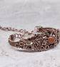 Wire Wrapped Goldstone and Copper Cuff Bracelet - Image 3