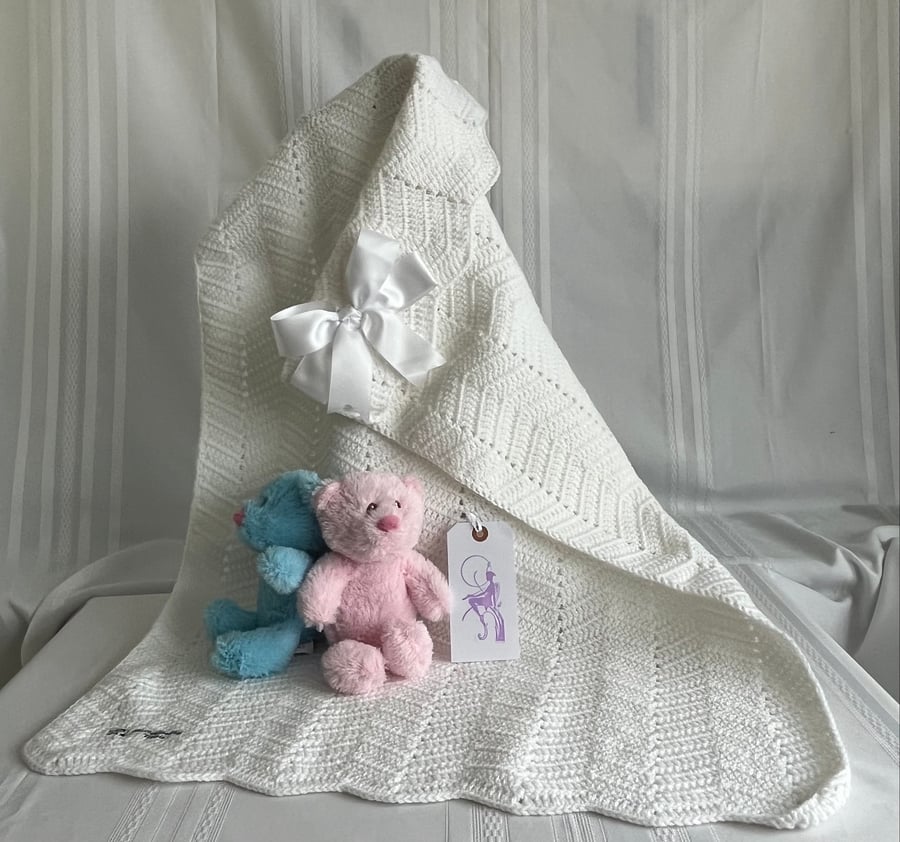 Handmade Crochet Baby Blanket 