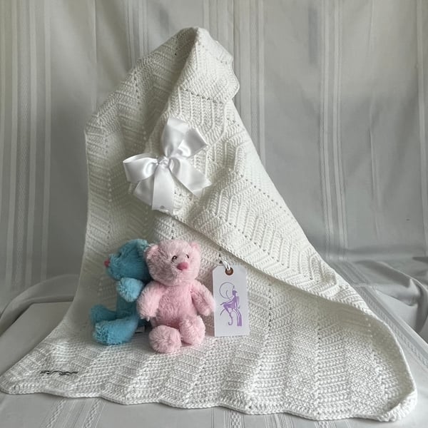 Handmade Crochet Baby Blanket 