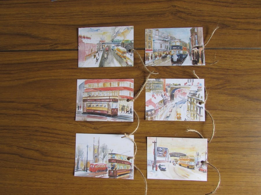 Newcastle Transport Christmas Gift Tags