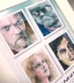Original hand painted watercolour print Star Wars at the cinema - Image 5