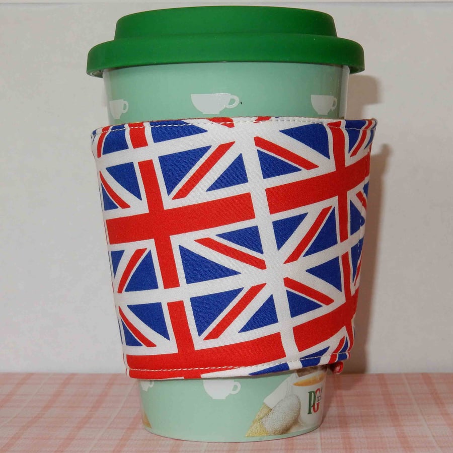 Travel mug cosy - Union Jack