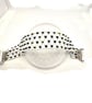 Seed bead netted cuff bracelet with Swarovski crystals - Image 1