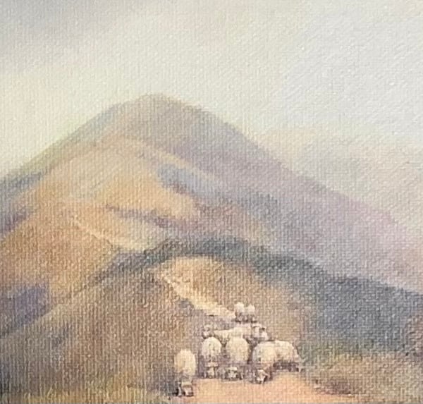 The Malvern Hills . Framed Special Edition Canvas Print 