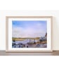 Topsham Quay Exeter Devon Watercolour and Ink Painting Mounted - Image 5