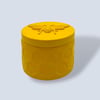 Yellow Bee Design Jewellery Box with Honeycomb Pattern
