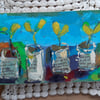 'Seedling jamboree' garden painting 
