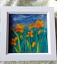 Needle felted picture. 