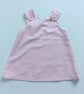 Dress, 12-18 months, A line dress, pinafore, summer dress, pink dress, spotty - Image 1