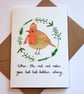 Red Robin Christmas card - Image 2