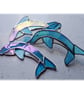 Dolphin Suncatcher Stained Glass Handmade 023 or 024 - Image 3