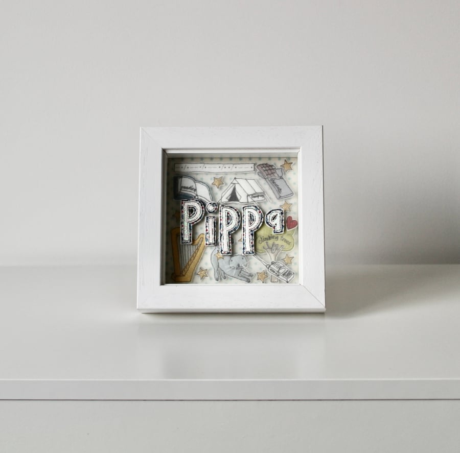 Special Order for F.L. - 'A Picture for Pippa' - Framed Textile