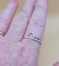 Adjustable Sterling Silver  Wave Ring - Image 3