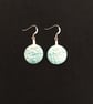 Round Mint Drop Earrings - Image 8