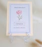 Birth Flower Keepsake Gift, Handmade Botanical Keepsake, Birthday Gift - Image 1