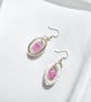 Dried Flower Drop Earrings - Image 4