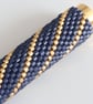 Beadwork Pen in Classic Dark Blue and Gold - Image 4