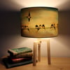 Swallows Drum Lampshade by Lily Greenwood