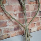 Willow Heart Decoration.  Approx 59cm x 45cm. Handmade from Willow in Yorkshire
