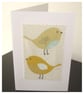 Pack of Three Bird Blank Greetings Cards Notelets Birds x 3 - Image 2