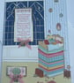 The Princess and the pea fairy tale little girls birthday card