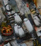spooky bookmark - ghostly trio