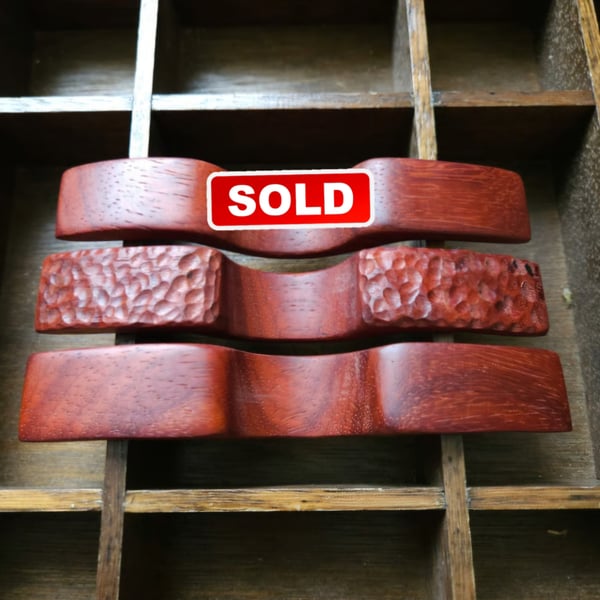 Padauk Open Top Page Holders