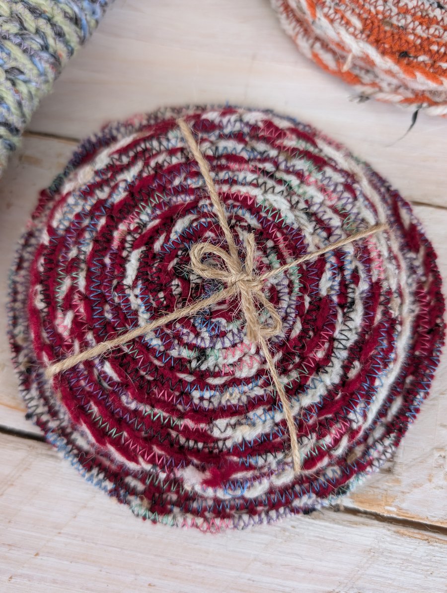 Farmhouse Style Rustic Coasters (set of 5)