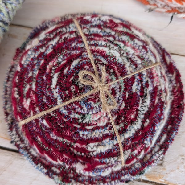 Farmhouse Style Rustic Coasters (set of 5)