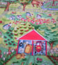 Colourful Farmyard Adult Apron - Image 6