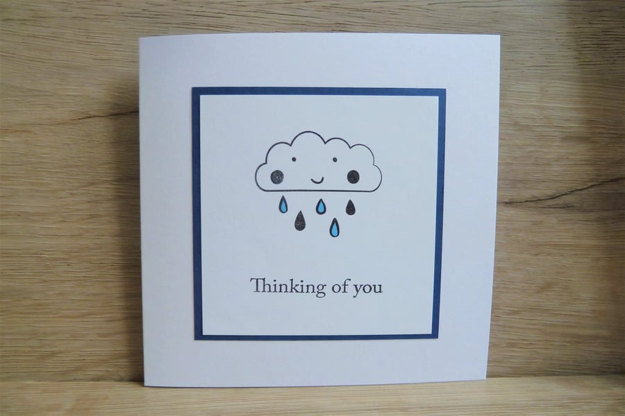 Thinking of you raincloud card