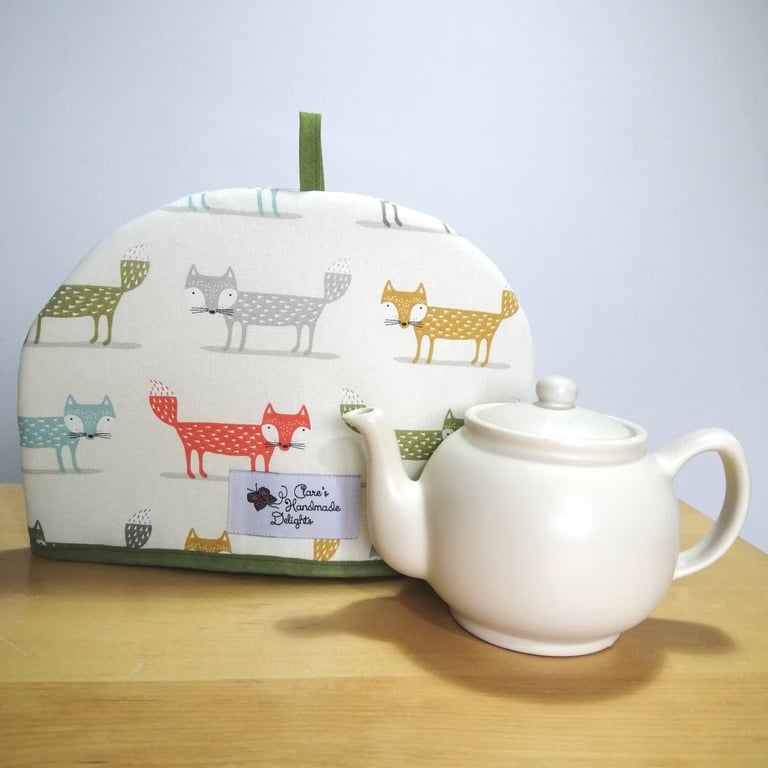 Tea Cosy in Foxy Fox Fabric