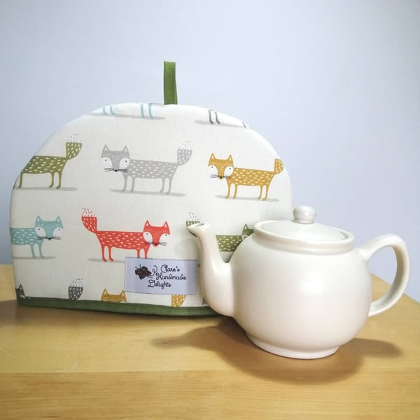 Tea Cosy in Foxy Fox Fabric