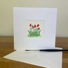 Hand Painted Greetings Card.