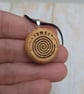Spiral of Life & Moon Phases Pendant 