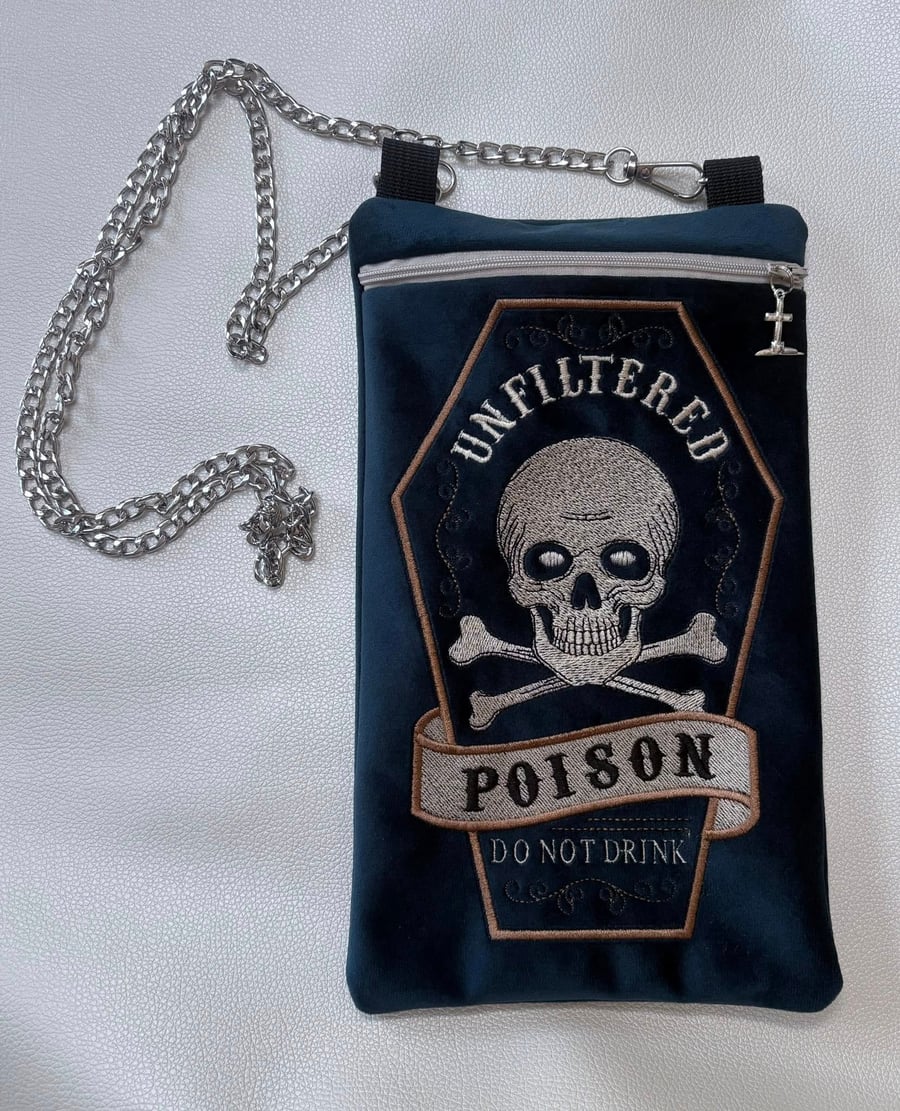 Embroidered Alchemist inspired Poison Bag 