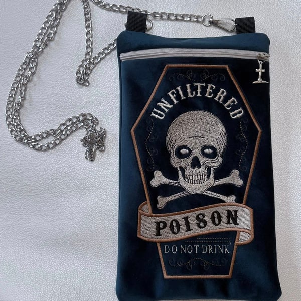 Embroidered Alchemist inspired Poison Bag 