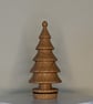 Wooden Christmas Tree , Hand Turned Oak Ornament, Oak Christmas tree - Image 2
