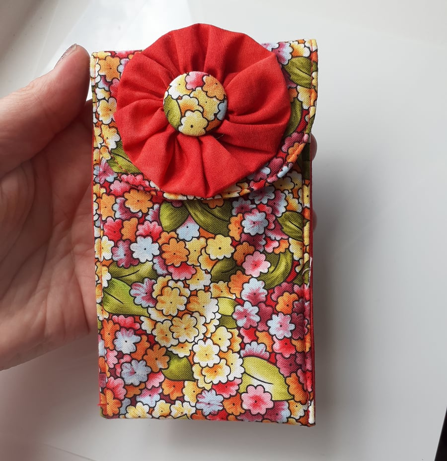 Summer flower pouch for inside your bag