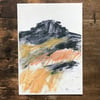 Over Owler Tor II PRINT - Peak District Landscape art print