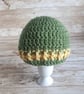Baby Beanie Hat,  Soft Crochet Hat with Stripe, Choice of Colour and Sizes - Image 4