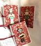 10 handmade Christmas gift tags - Image 3