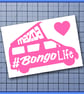Mazda Bongo Van Life  Car Van Sticker Decal Bumper vinyl - Image 3