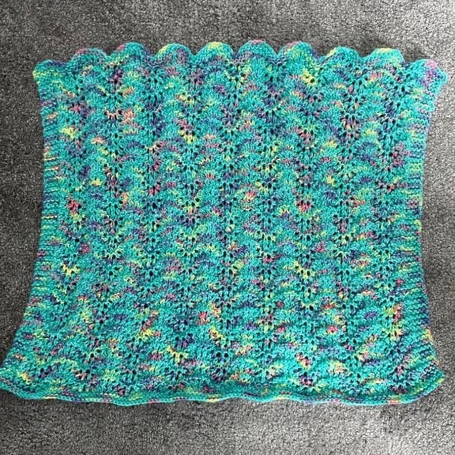 Baby handknitted blanket