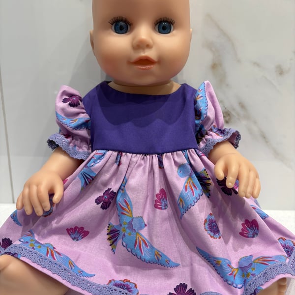 Large Purple Baby Doll Dress