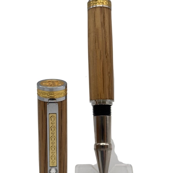 Regal Rollerball Pen - Jack Daniels Oak Barrel