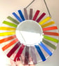Fused Glass Rainbow Mirror - Image 5